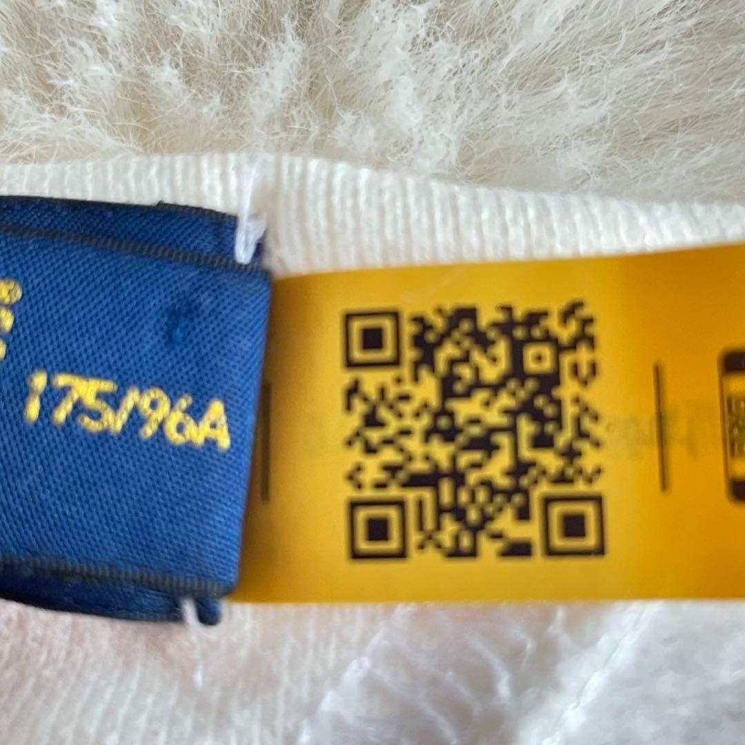 美品　ポロラルフローレン　現行　M ポニー　スウェット　トレーナー　裏起毛　白