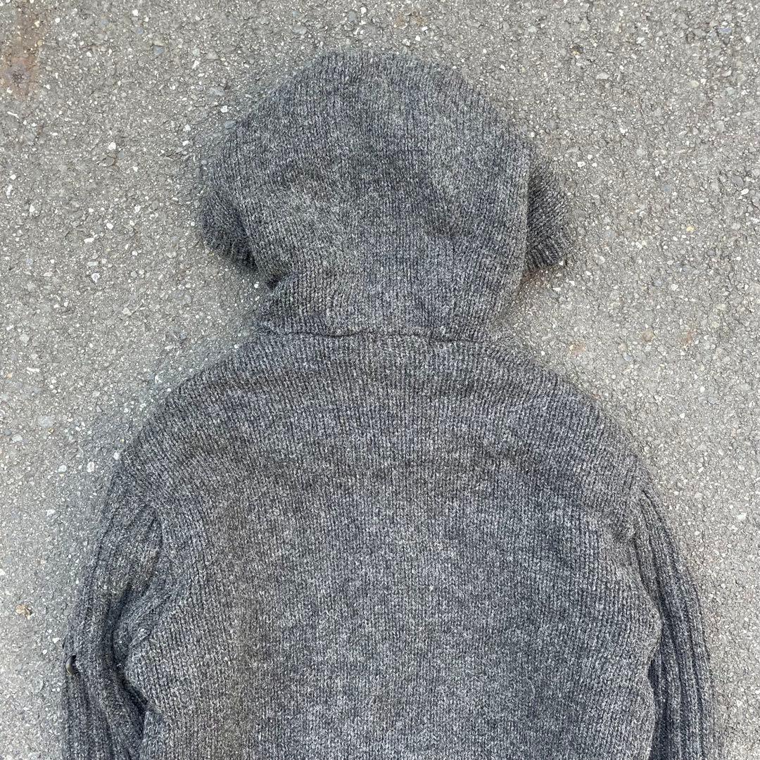 【真贋不明】Stone  ストーンアイランド ジップニットフーディ