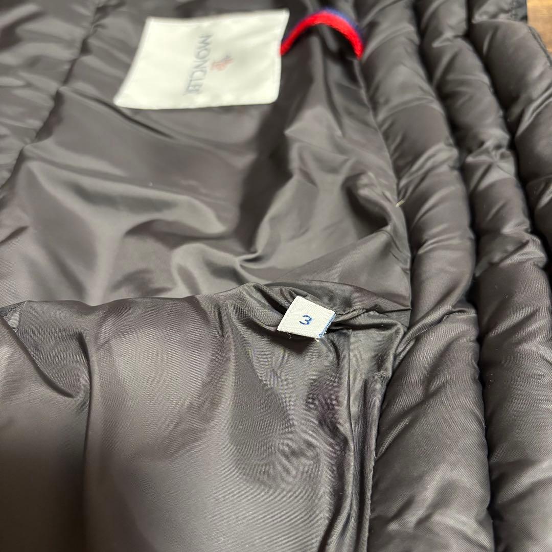 Moncler ブラック ダウンベスト DUPRES デュプレス