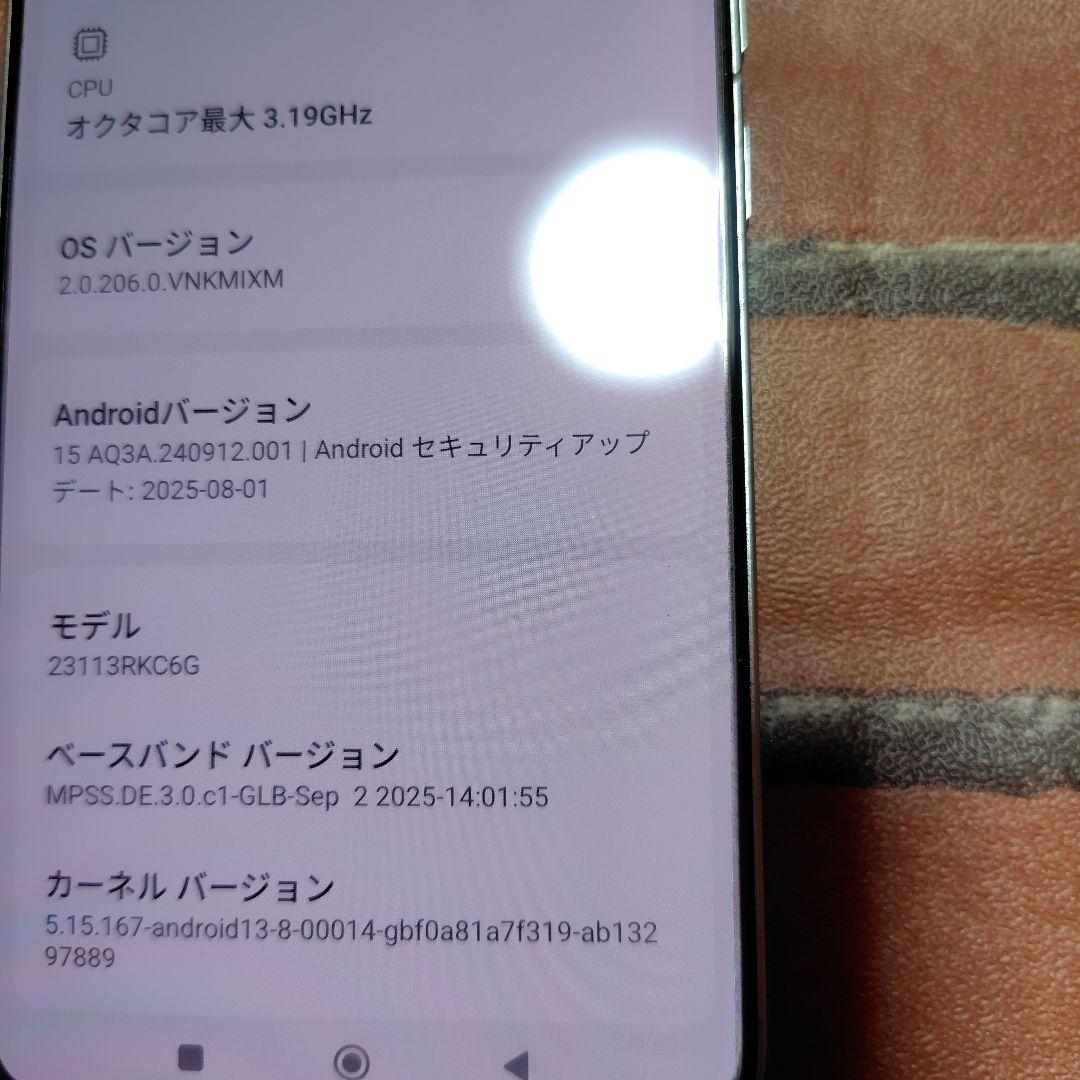 Xiaomi　POCO F6 Pro 256GB 12GB RAM　SIMフリー