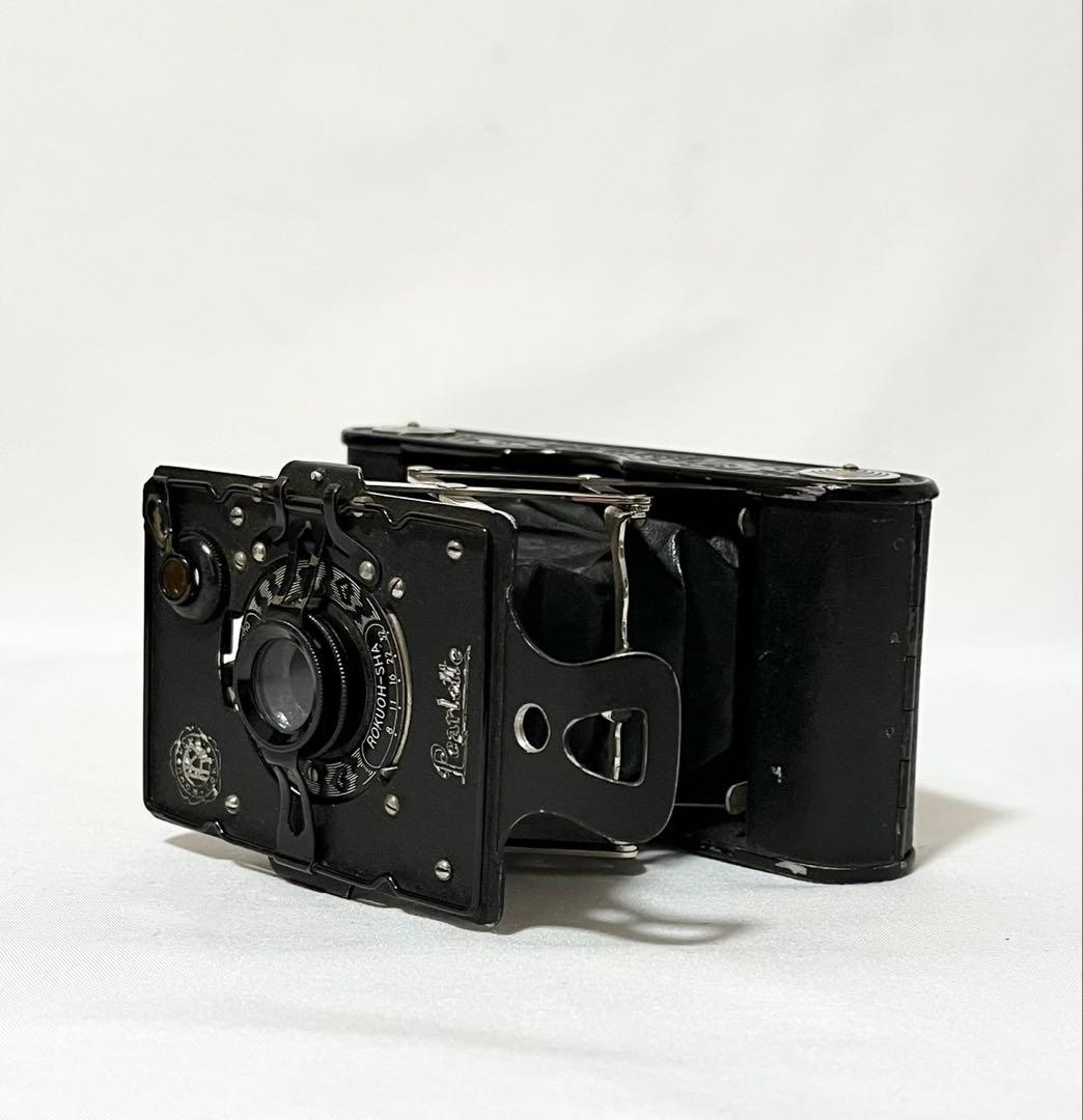 【希少 現状品】六櫻社 Pearlette 蛇腹カメラ 動作確認済み