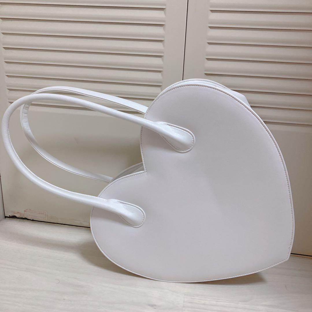 MILK ハートバッグ 白