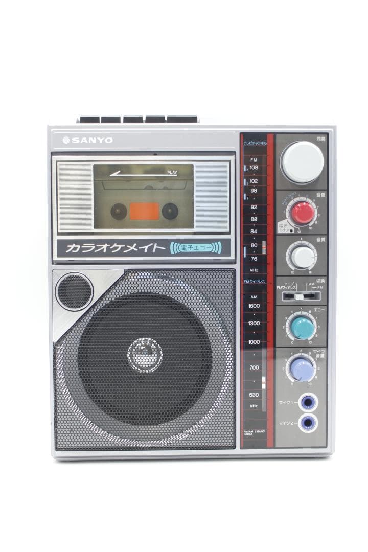 [M-TN 1803] SANYO サンヨー PAT-K1 カラオケラジカセ