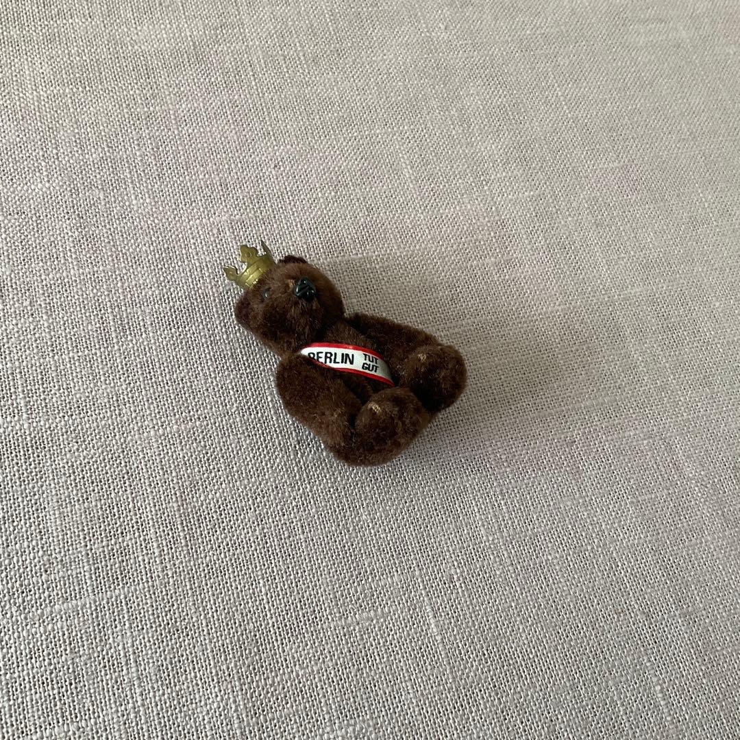 【vintage】ドイツ　ミニチュア　テディベア　シュコー　アンティーク　飾り