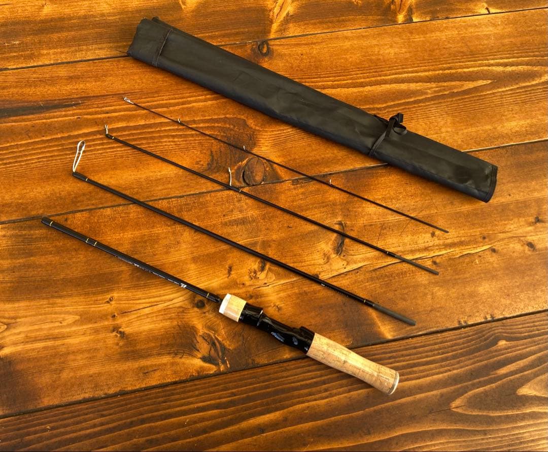 釣り竿セット　トラウトロッド　パックロッド　604UL 523UL 長さ調節可能