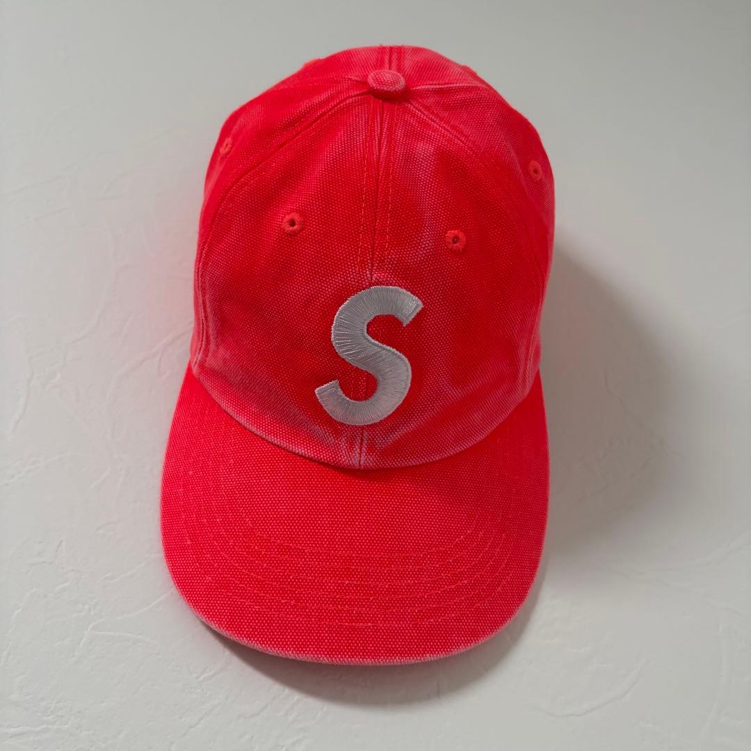 帽子 25fw supreme Pigment Coated Canvas Slogo