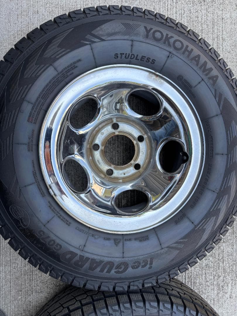 h*3様 引取限定 Yokohama タイヤ＆純正ホイールセット ラムバン