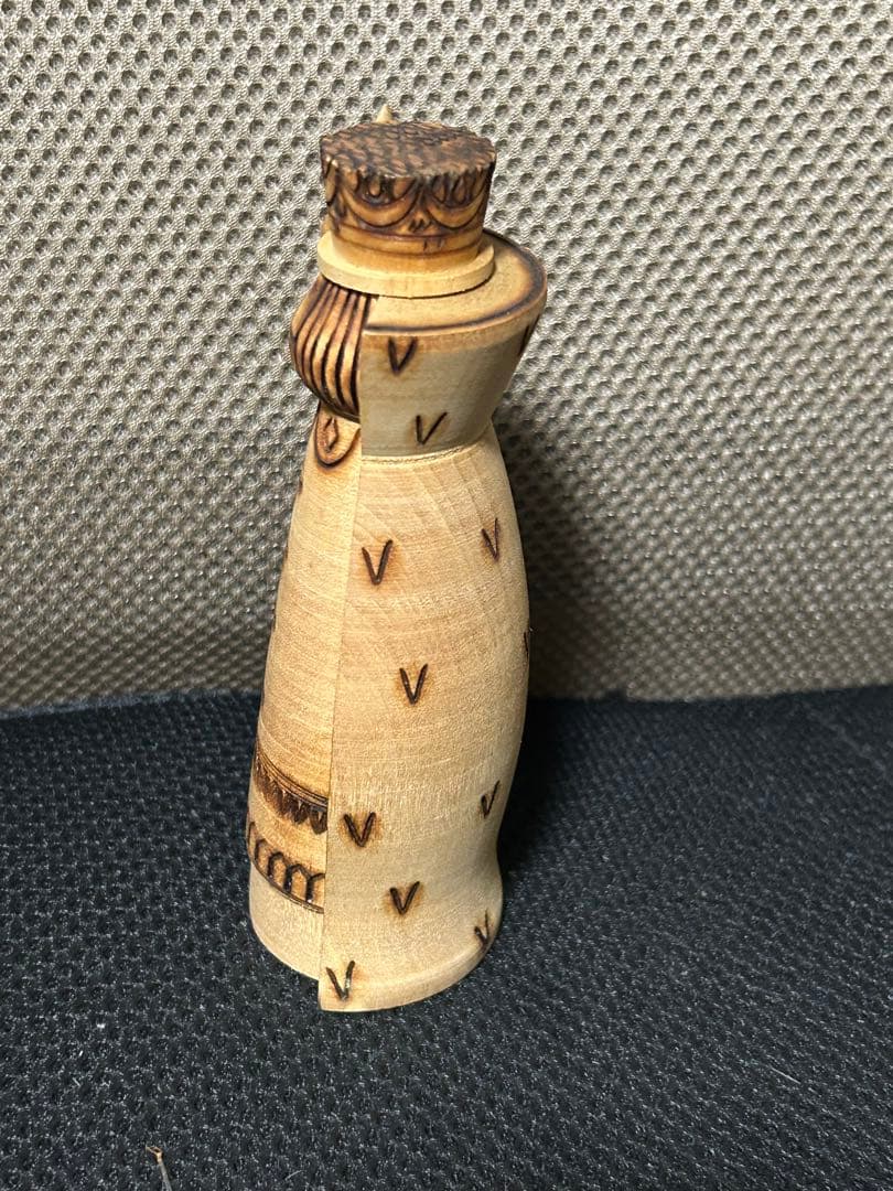 民芸品　木製　彫刻　ロシア？　王様　置物　ヴィンテージ　美品　まとめ