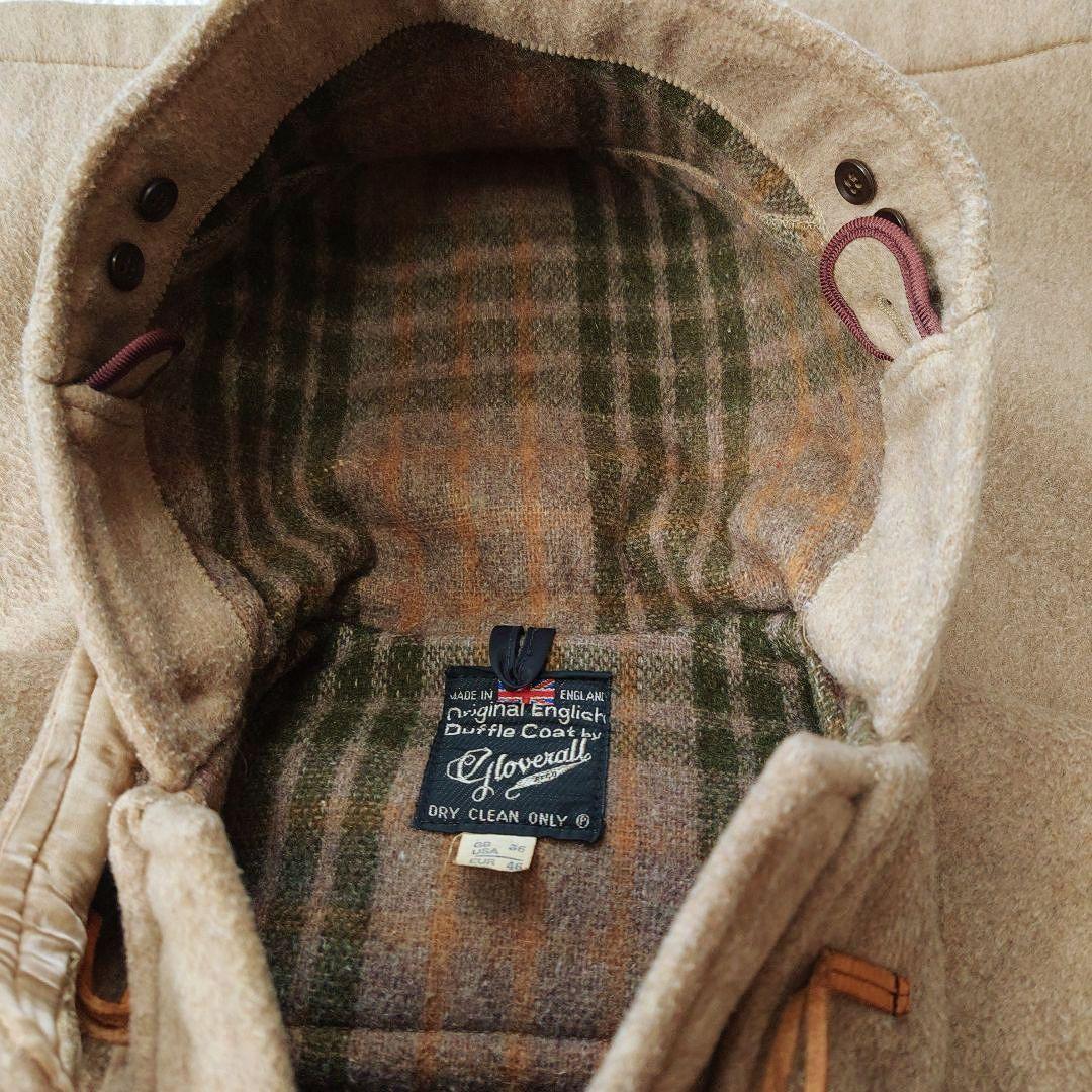 【ビンテージ　古着】GLOVERALL　メンズ　ダッフルコート　ベージュ　希少