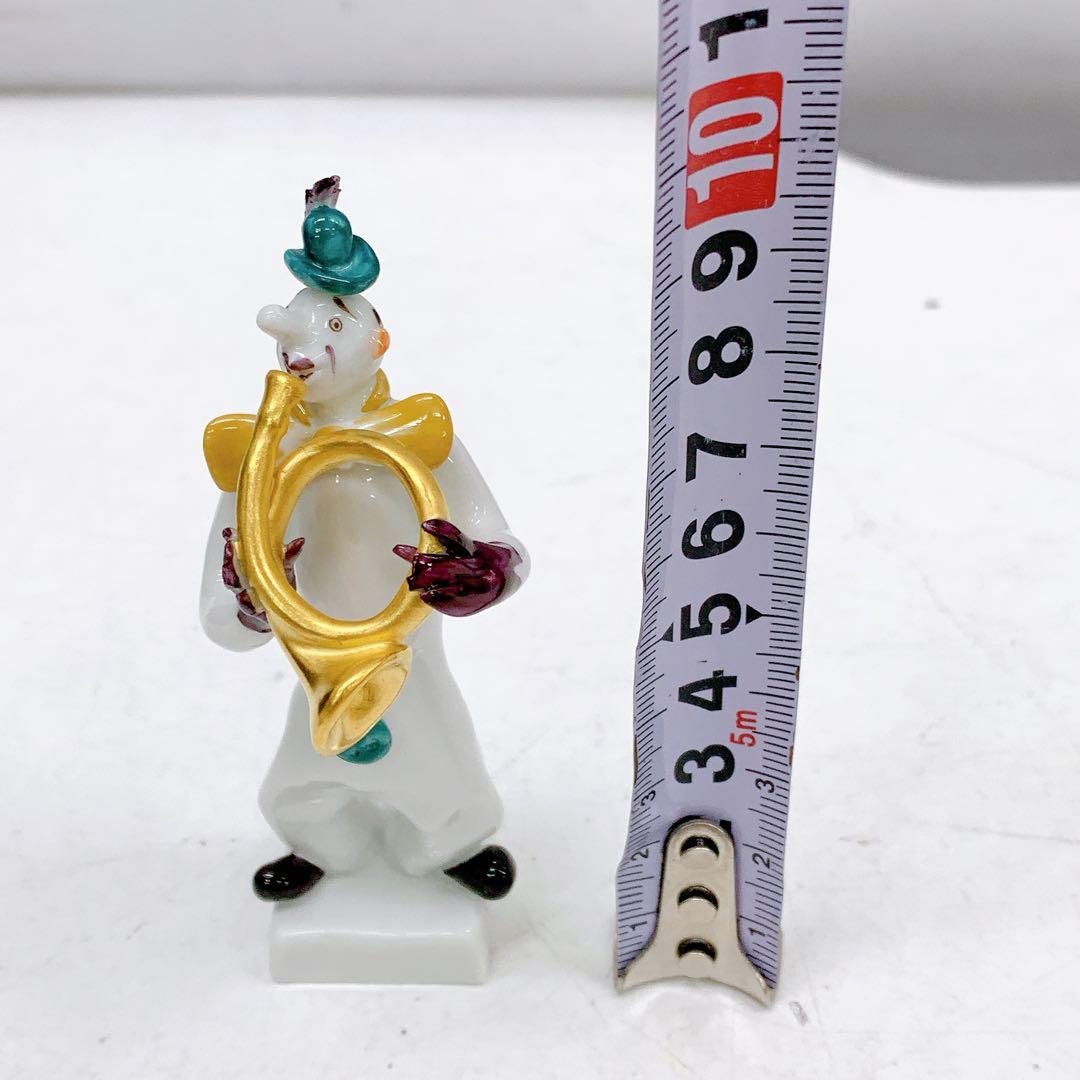 6AAM10 極美品 マイセン　マイセン人形　60661クラウン ホルン ピエロ