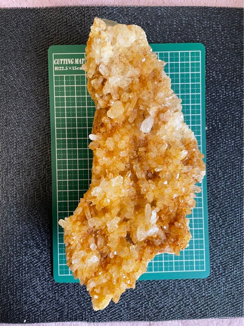 【タイムセール】黄水晶クラスター♪値下げ済