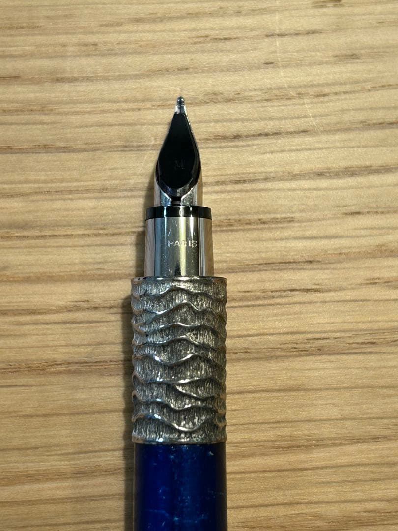 ウォーターマン　青　万年筆　Water Man
