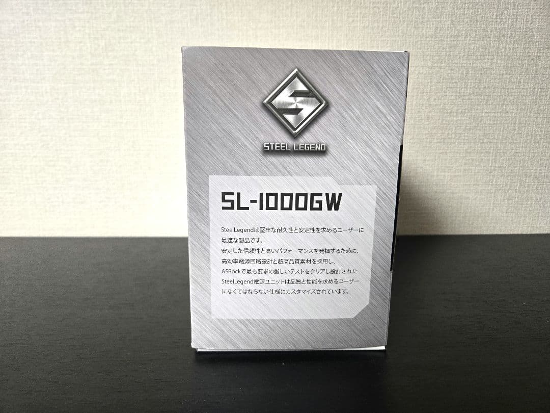 ASRock Steel Legend SL-1000GW 1000W電源 白色