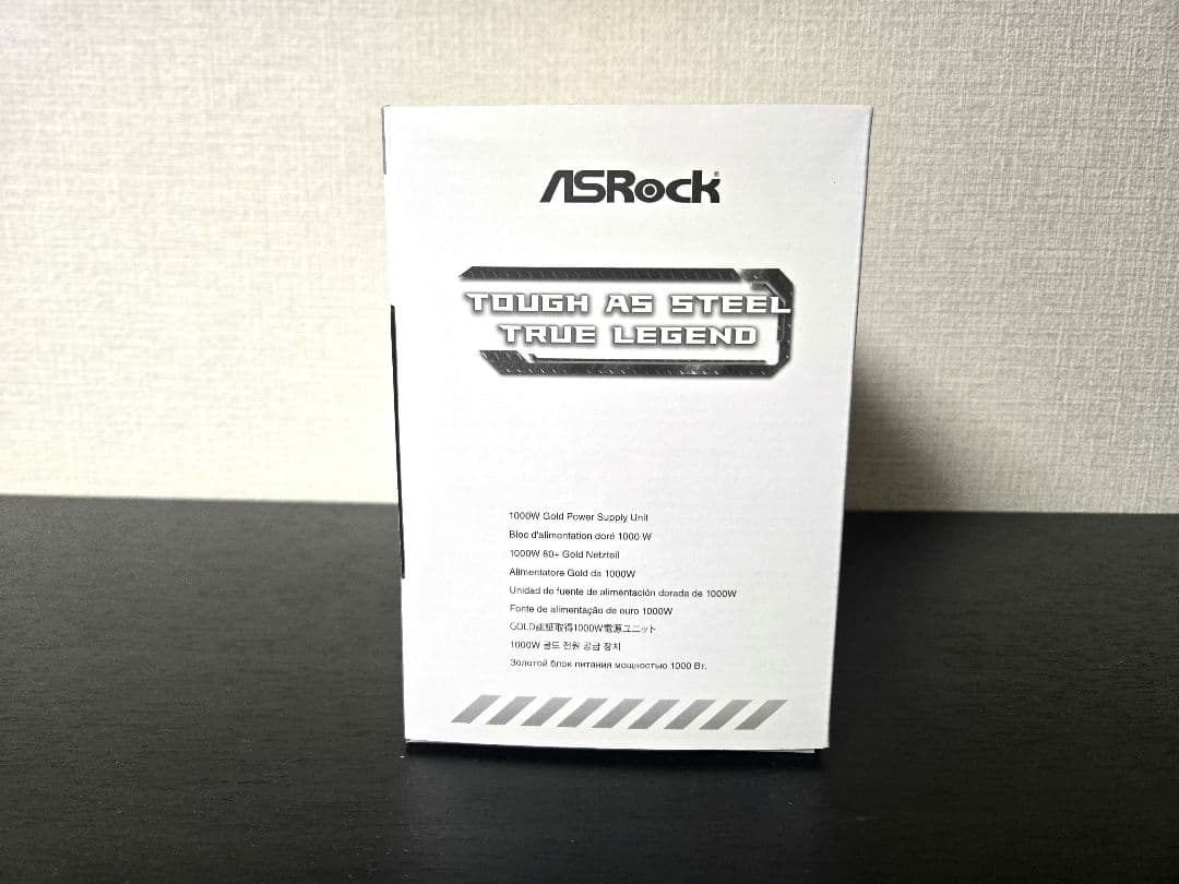 ASRock Steel Legend SL-1000GW 1000W電源 白色