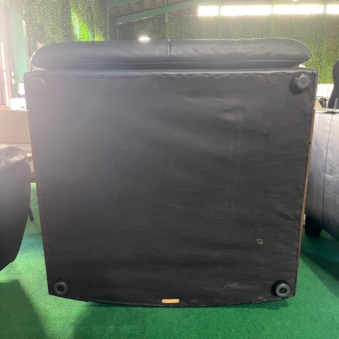 Karimoku 1人掛けソファ 幅94 本革 モダン 家具 Z053