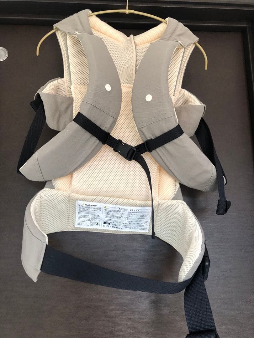 NICO 抱っこ紐 グレー メッシュ　キューズベリー