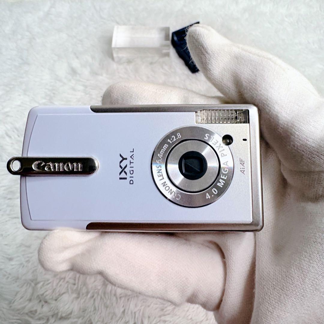 Canon IXY DIGITAL L ホワイト 400万画素 動作品 充電器付