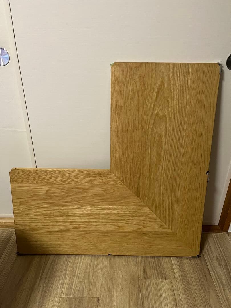 無印良品　ステンレスユニットシェルフ・追加棚・コーナータイプ　2枚