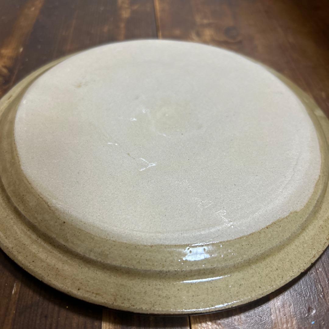 作家　陶芸作家　スリップウェア　お化け　ばけばけ　ちょうちん　傘お化け　7寸皿