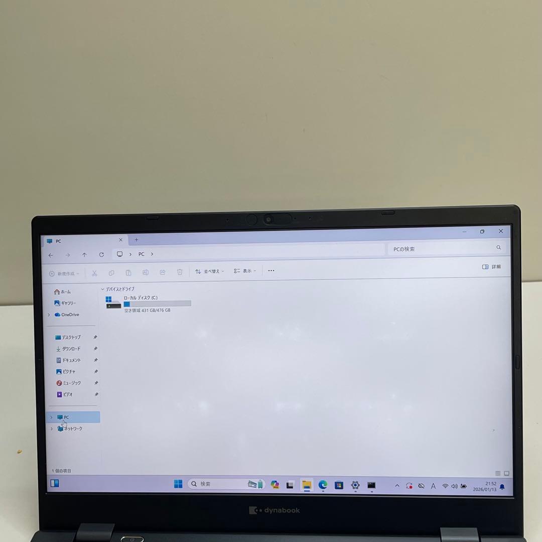 #800 東芝 Dynabook G83/HS i7-1165G7 16GB