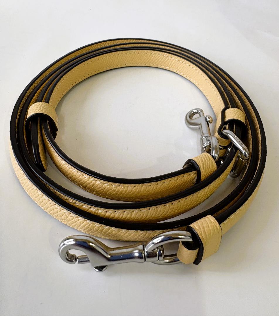 ほぼ未使用　コーチ ミニ ローアン ショルダーバッグ 2way PVC ホワイト