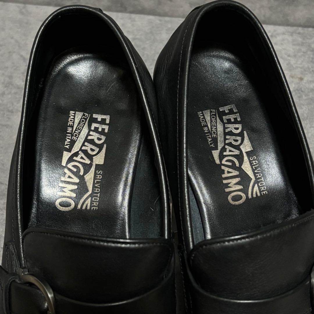 極美品　フェラガモ　ビットローファー　ガンチーニ　ブラック　本革　2243