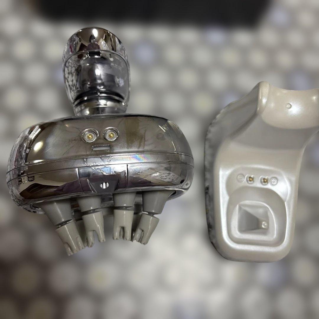 新品‼️TWINBIRD ツインバード　ヘッドケア マッサージ器 防水　シルバー