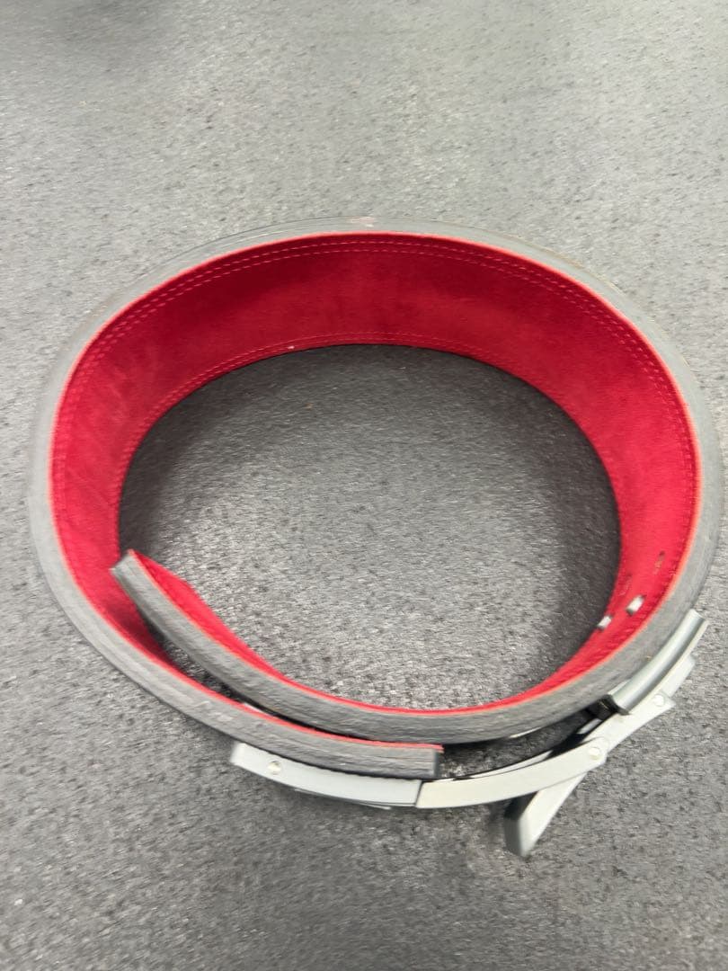 SBD トレーニングパワーベルト 黒/赤 Lサイズ