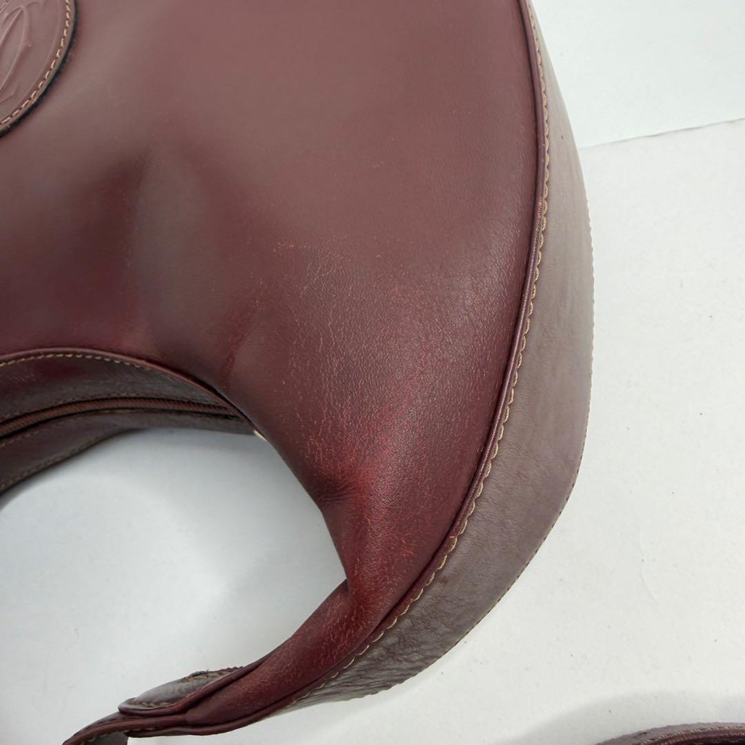 【美品✨️極希少】カルティエ ワンショルダー ハーフムーン マストライン