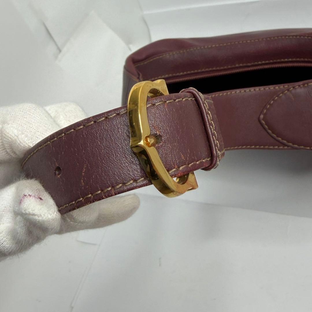 【美品✨️極希少】カルティエ ワンショルダー ハーフムーン マストライン