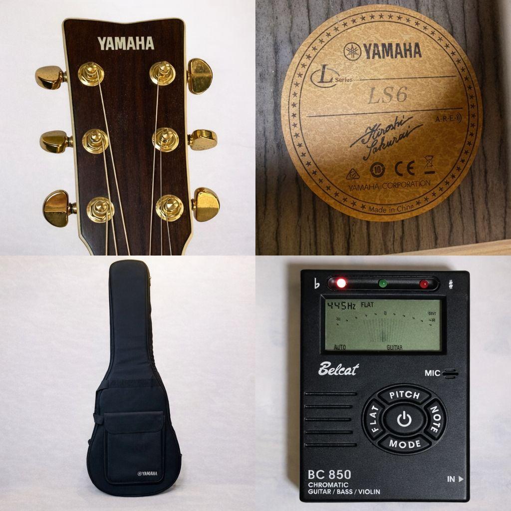 【美品】　YAMAHA LS6 ARE アコースティックギター　ケース付き