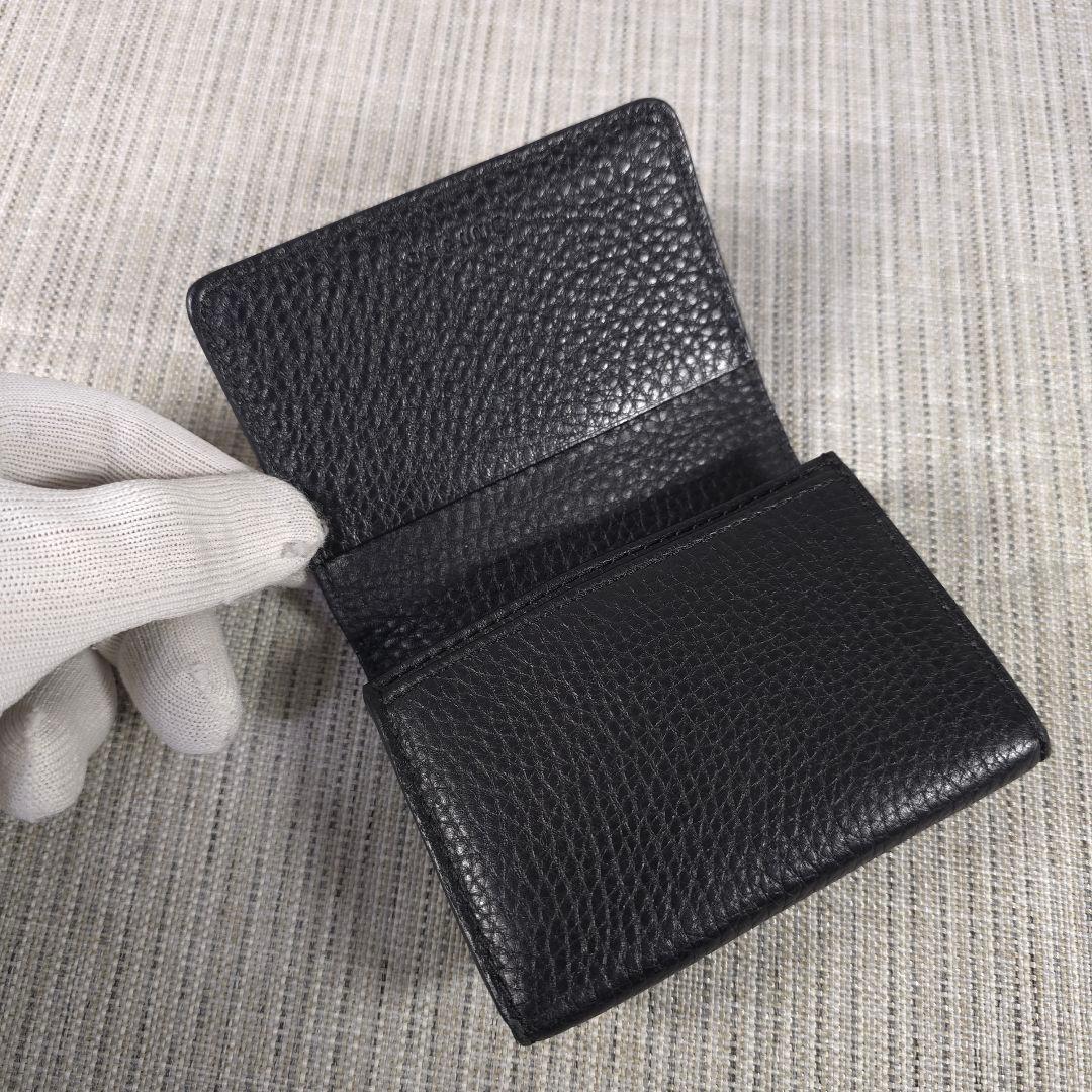 未使用級　CELINE　セリーヌ　名刺入れ　カードケース　パスケース　黒