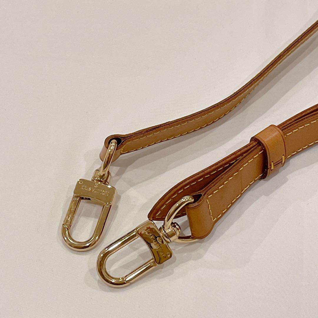 ルイヴィトン　ブラウン　レザーショルダーストラップ