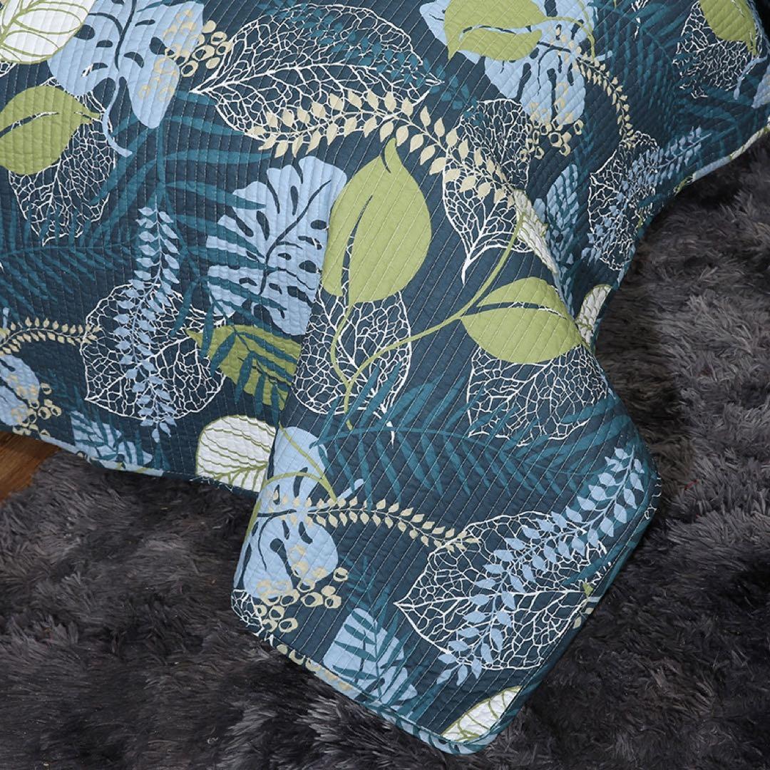 キルトベッドカバー3点セット綿マルチカバー キルティング 001