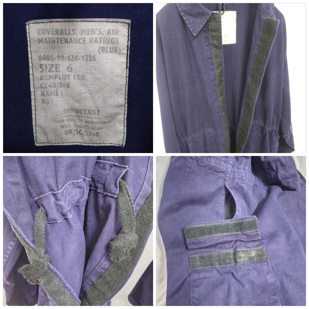 【UK】イギリス軍 つなぎ 6 ロイヤルネイビー 海軍 エアメンテナンス