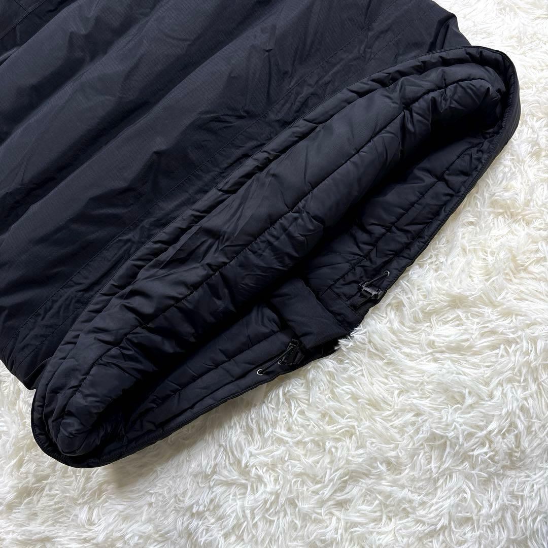 ✨2WAY・GORE‑TEX✨マーモット　ダウンジャケット　ビッグサイズ　黒　M