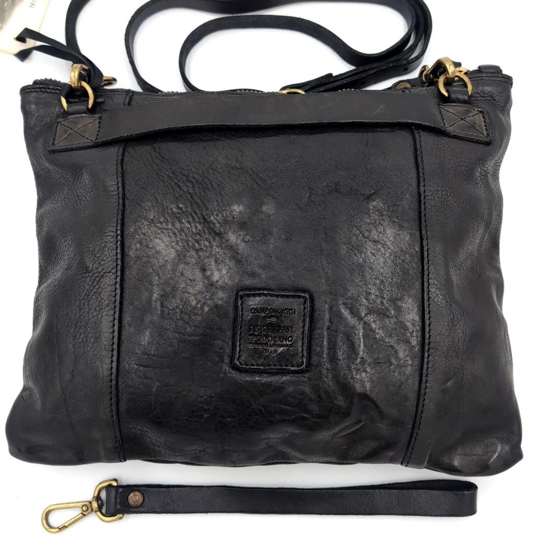 タグ付✨️ カンポマッジ 3way ショルダーバッグ 保管袋付 レザー ブラック