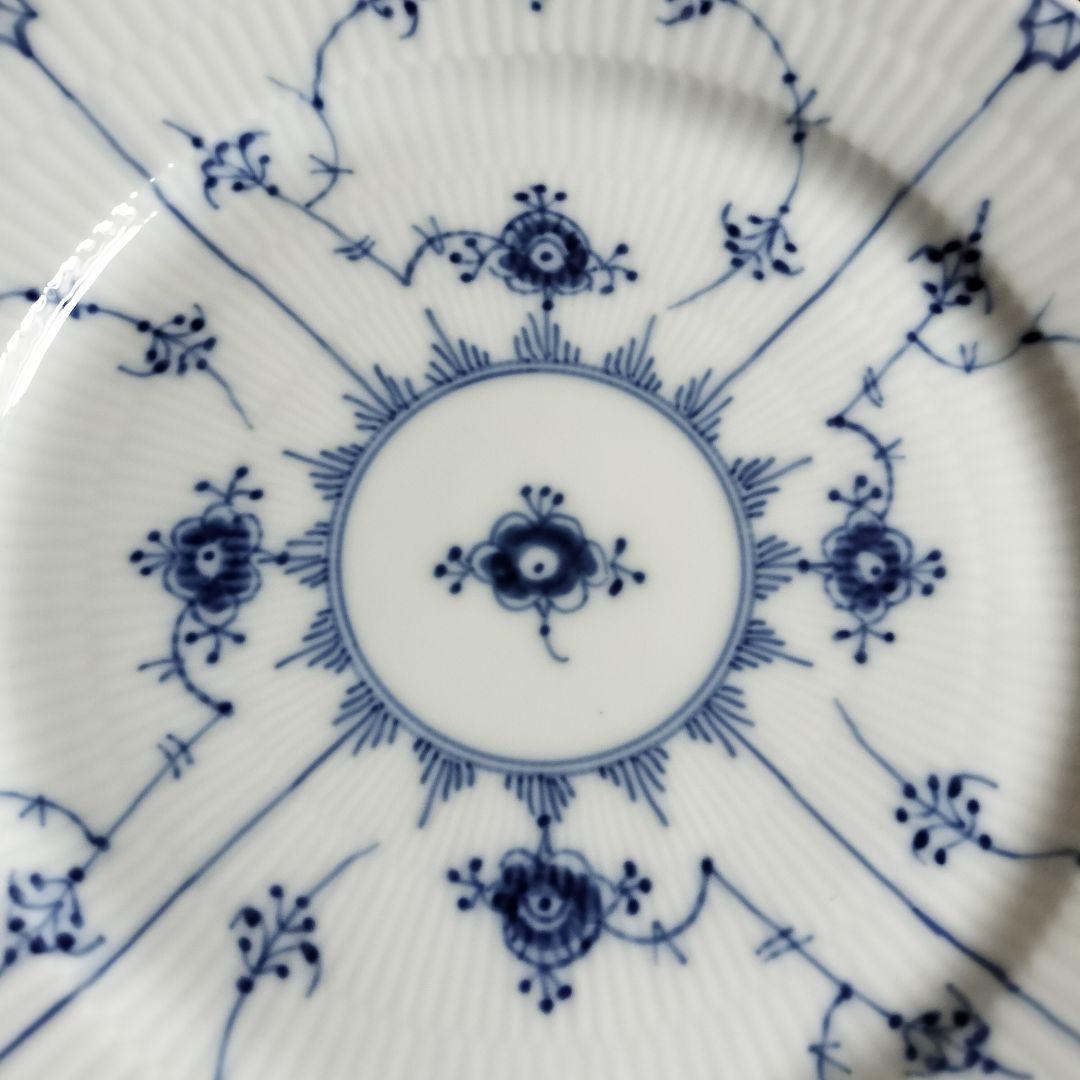 新品✨ロイヤルコペンハーゲン　ブルーフルーテッドプレイン プレート　22cm