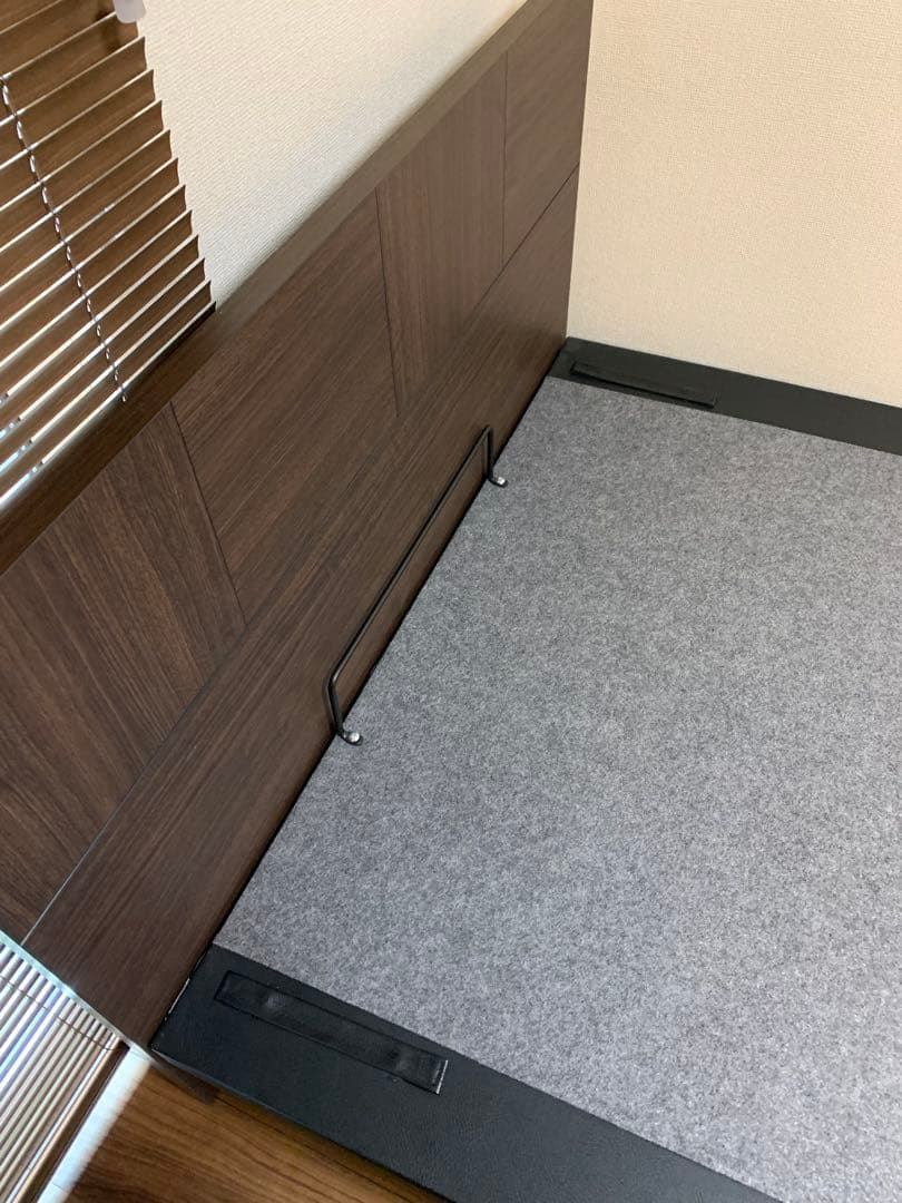 【dreambed】 ドリームベッド 跳ね上げ式　セミダブルベッドフレーム