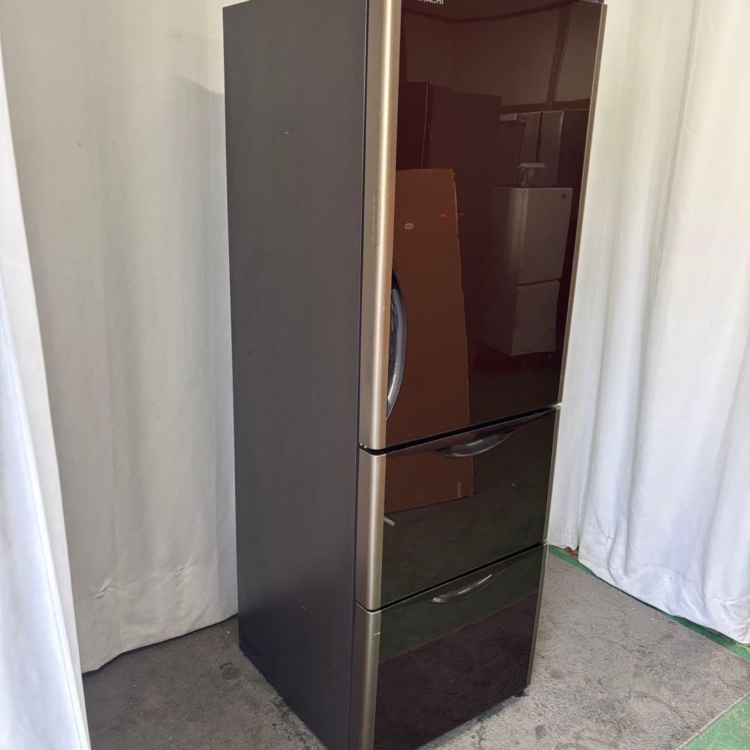 36⭕️冷蔵庫　日立　大型　300-400ℓ　安い　綺麗　右開き　真チル　設置無料