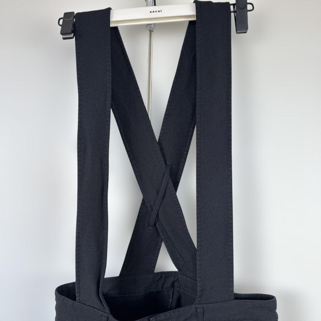 0*3様 BLACKコムデギャルソン★サスペンダーパンツ