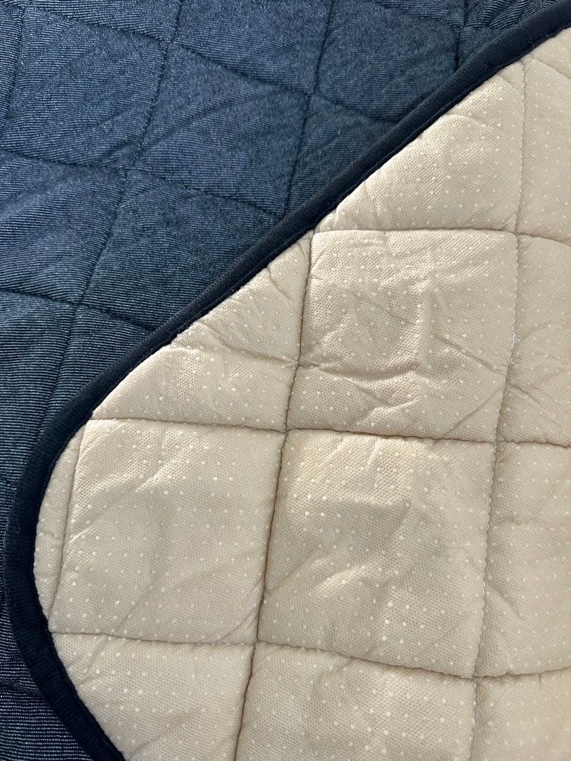 先染めこたつ掛敷布団2点セット（ブラック）長方形　大判