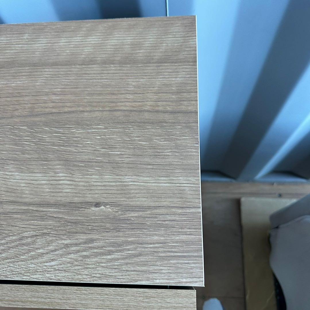 収納家具 チェスト W120 未使用 モダン　キズあり