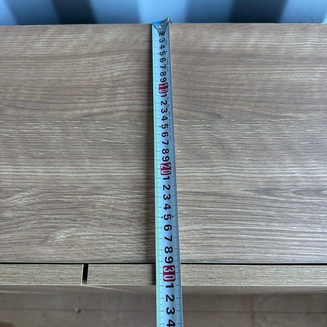 収納家具 チェスト W120 未使用 モダン　キズあり