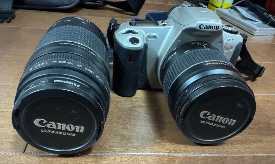 Canon EOS Kiss III 一眼レフカメラ 300mm望遠レンズ 付