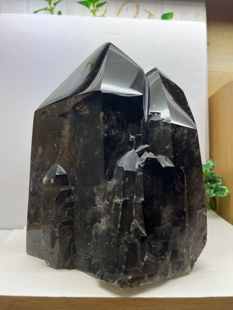 極上✨超特大　モリオン　ツインポイント　マダガスタル産　約6.6キロ⭐️1436