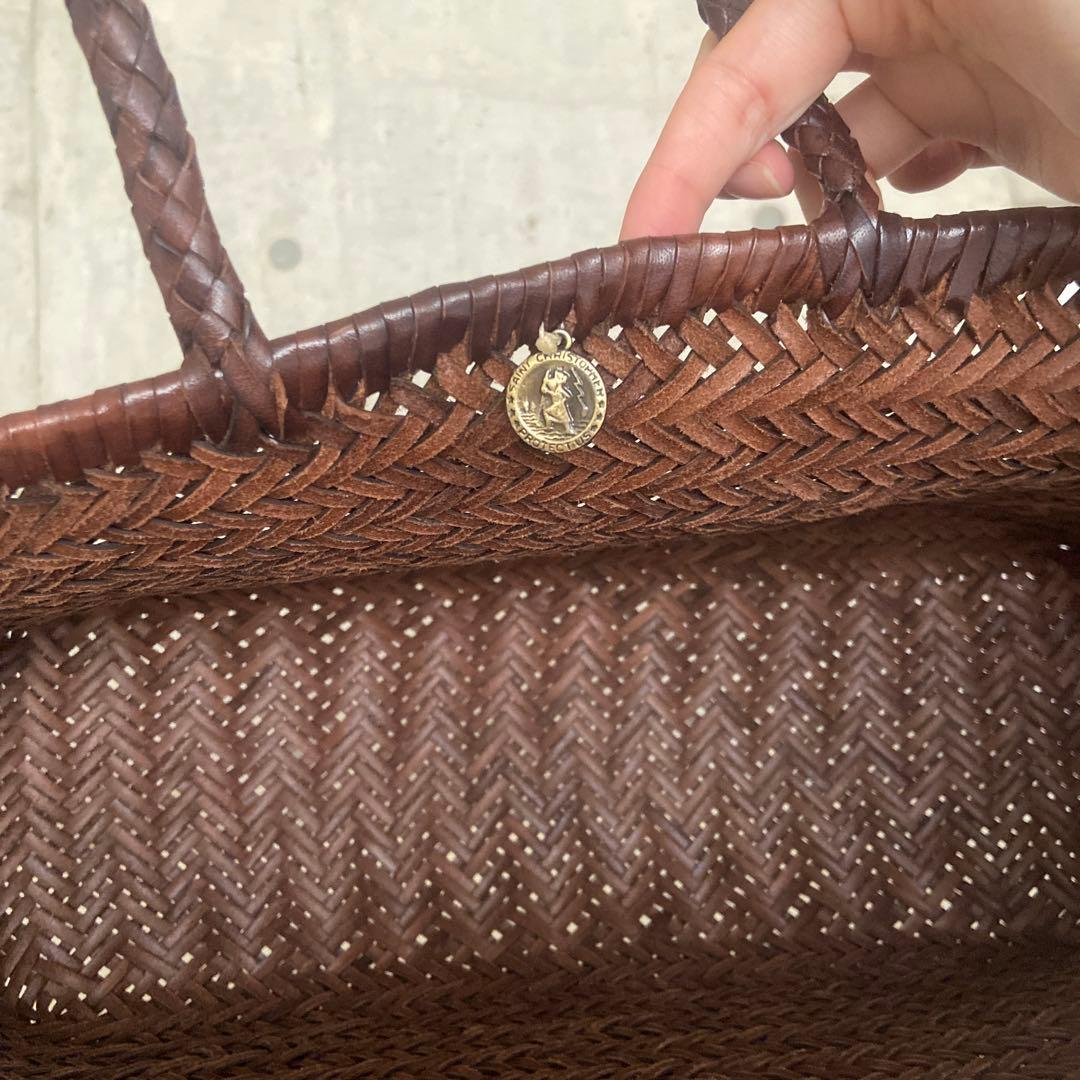 dragon ブラウン トートバッグ 革