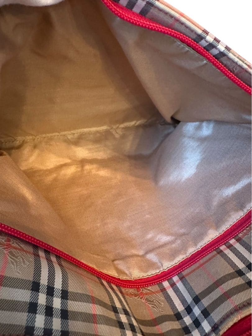『美品』Burberry チェック柄 ショルダーバッグ，最終値下げ