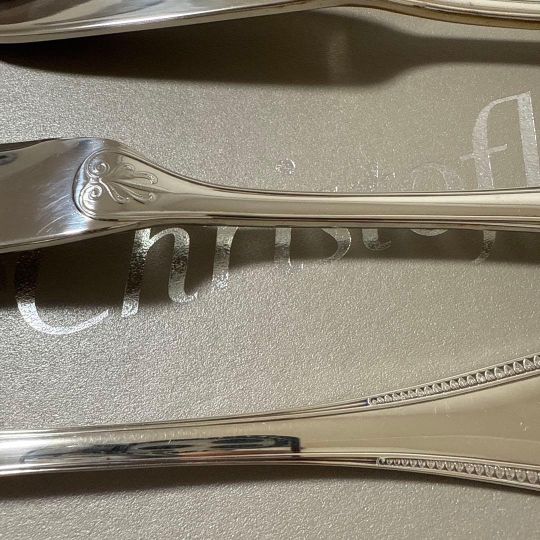 美品　クリストフル　フィッシュナイフ4本　マルメゾン