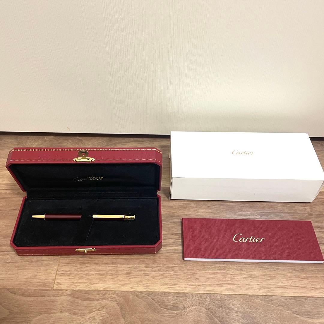 Cartier サントス ドゥ カルティエ ボールペン本体 専用ケース付き